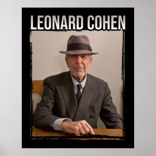 Póster Leonard Cohen Portrait (2)