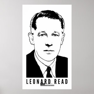 Póster Leonard leyó el poster