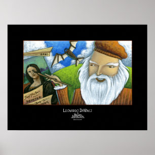 Póster Leonardo da Vinci