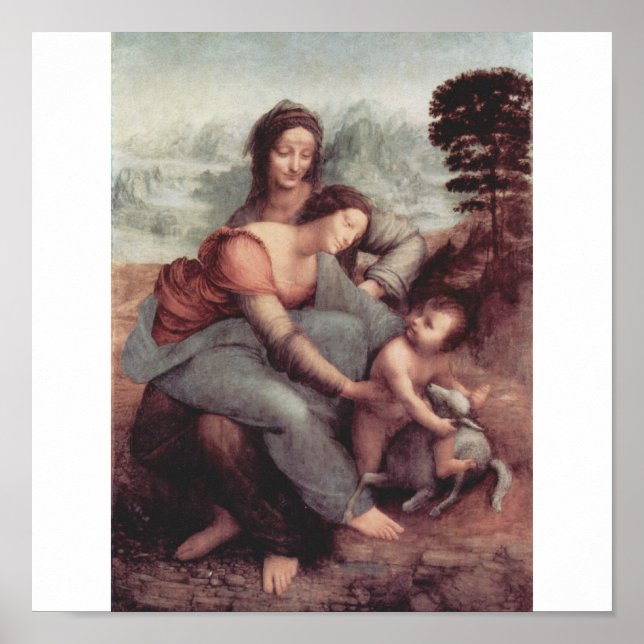 Póster Leonardo Da Vinci Painting circa 1510 (Frente)