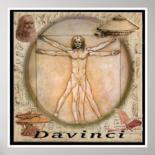 Póster Leonardo Davinci poster