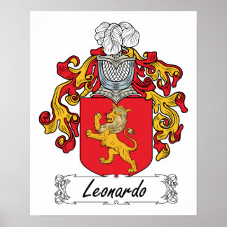 Póster Leonardo Family Crest