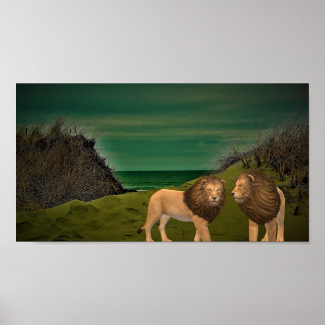 Póster Leones (Frente)