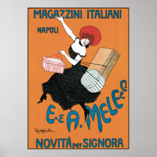 Póster Leonetto Cappiello Magazzini Italiani
