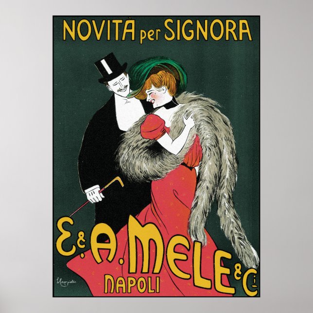 Póster Leonetto Cappiello Novita por signora (Frente)