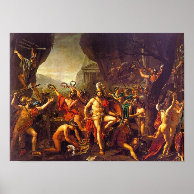 Póster Leónidas en Thermopylae (Frente)