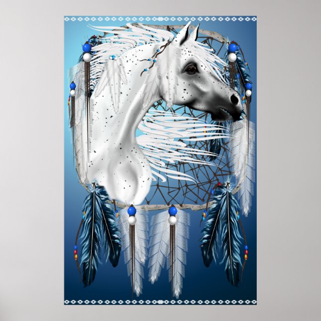 Póster Leopard Appy Dream Catcher Print (Frente)