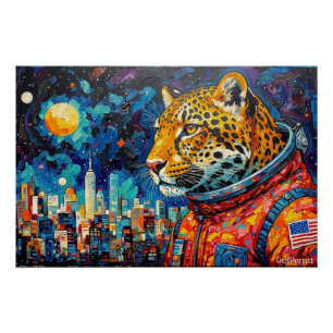 PÓSTER LEOPARD ASTRONAUT-VOLVIENDO A CASA 3