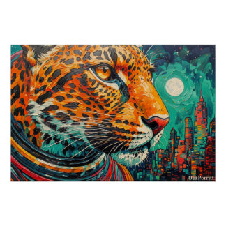 PÓSTER LEOPARD ASTRONAUTA-VOLVIENDO A CASA 11