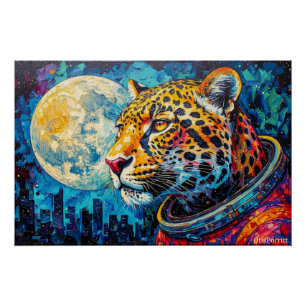 PÓSTER LEOPARD ASTRONAUTA-VOLVIENDO A CASA 5