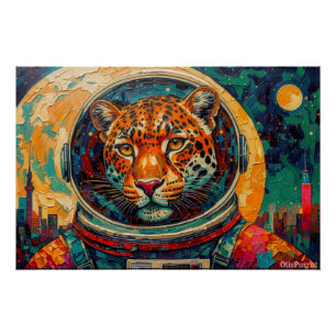 PÓSTER LEOPARD ASTRONAUTA-VOLVIENDO A CASA 9