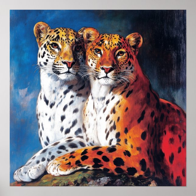 Póster Leopard Duo (Frente)