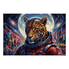 PÓSTER LEOPARD EN EL BORDE DE LA CIUDAD-4