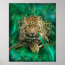 Póster Leopard - Espíritu De Empoderamiento Poster De Art
