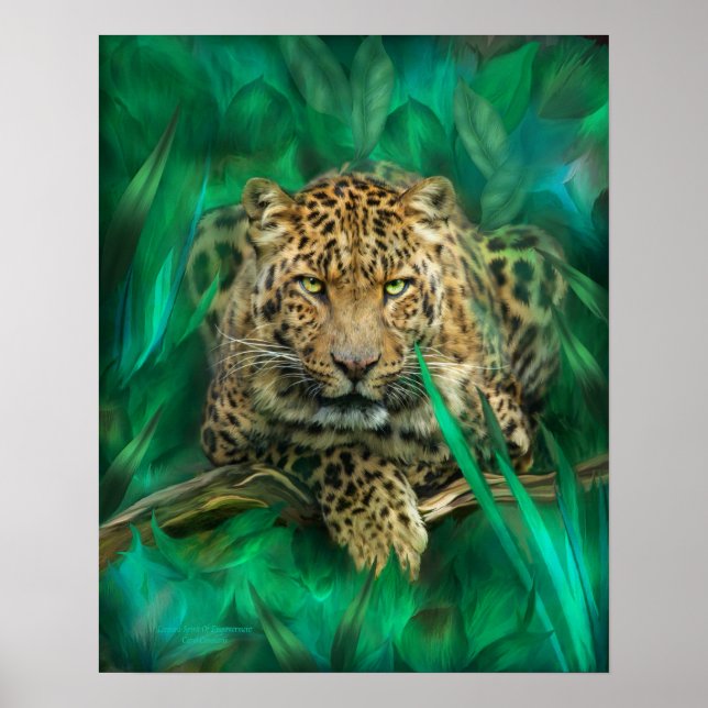 Póster Leopard - Espíritu De Empoderamiento Poster De Art (Frente)