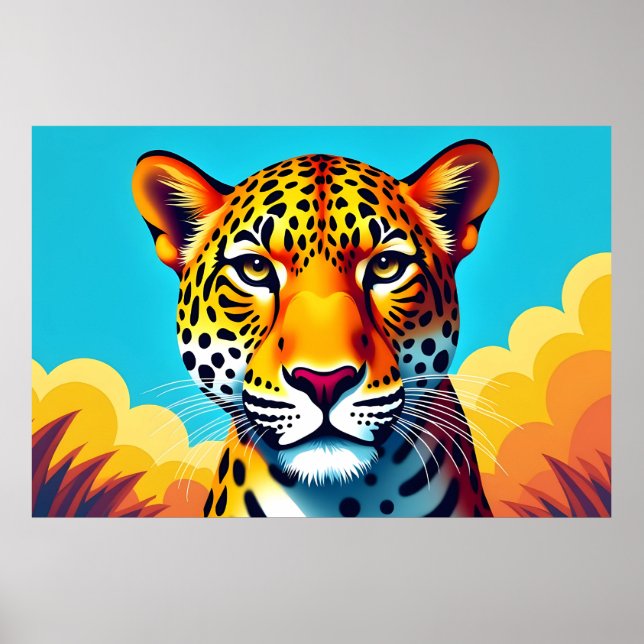 Póster Leopardo (Frente)