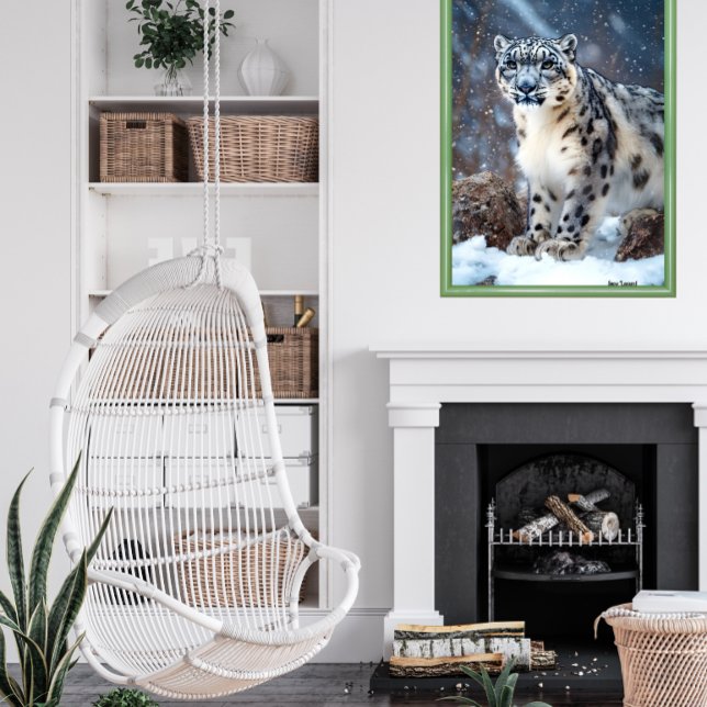 Póster Leopardo de la nieve (Subido por el creador)