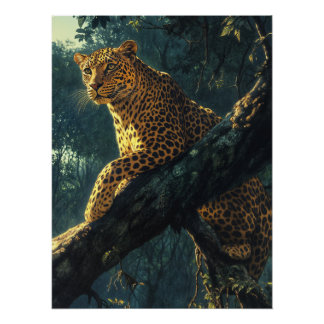 Póster Leopardo en Watch