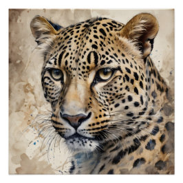 Póster Leopardo no 1