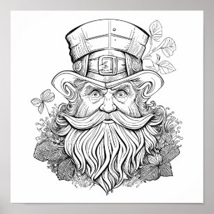 Póster Leprechaun Color