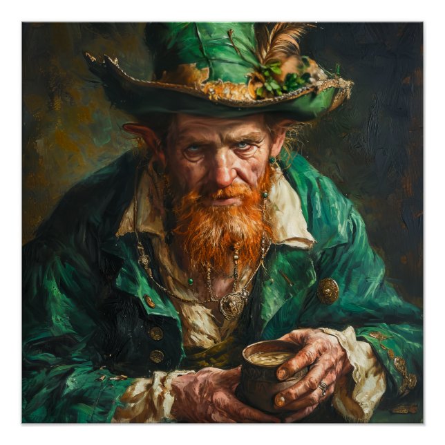 Póster Leprechaun gótico (Anverso)