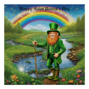 Póster Leprechaun Greeting