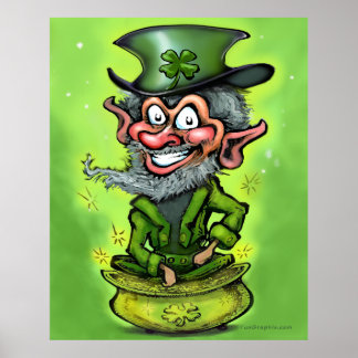 Póster Leprechaun Pot of Gold Poster