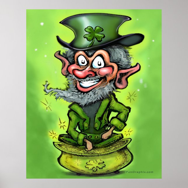 Póster Leprechaun Pot of Gold Poster (Frente)