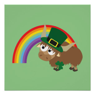Póster Leprechaun Yak