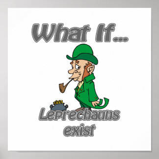 Póster leprechauns exist