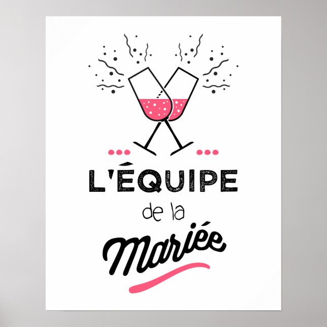 Póster L'équipe de la mariée (Frente)