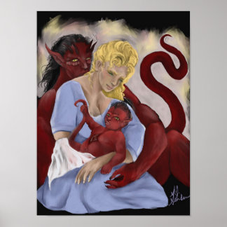 Póster Lerix, Cara and Evol