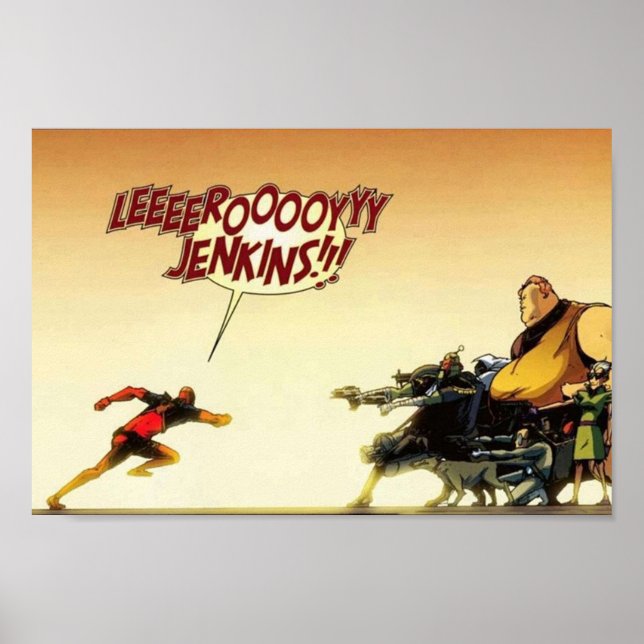 Póster Leroy Jenkins (Frente)