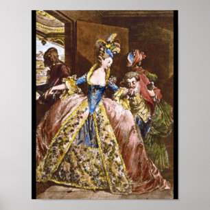 Póster Les Adieux', Jean Michel Moreau_Engravings