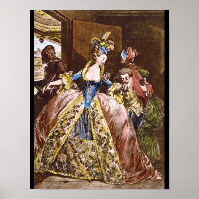 Póster Les Adieux', Jean Michel Moreau_Engravings (Frente)