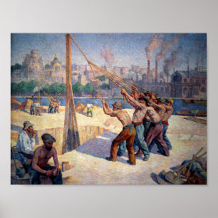 Póster Les batteurs de pieux