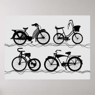 Póster Les Bicyclettes
