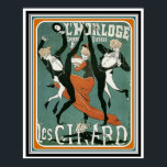 Póster Les Cirard Vintage Art Deco Poster 16 x 20<br><div class="desc">El poster con temática Art Decó de L'Horloge Les Cirard mide 16 x 20 y puede estar disponible en otros tamaños.</div>