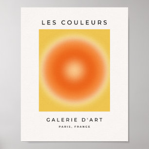 Póster Les Couleurs 13 Sunshine Gradient