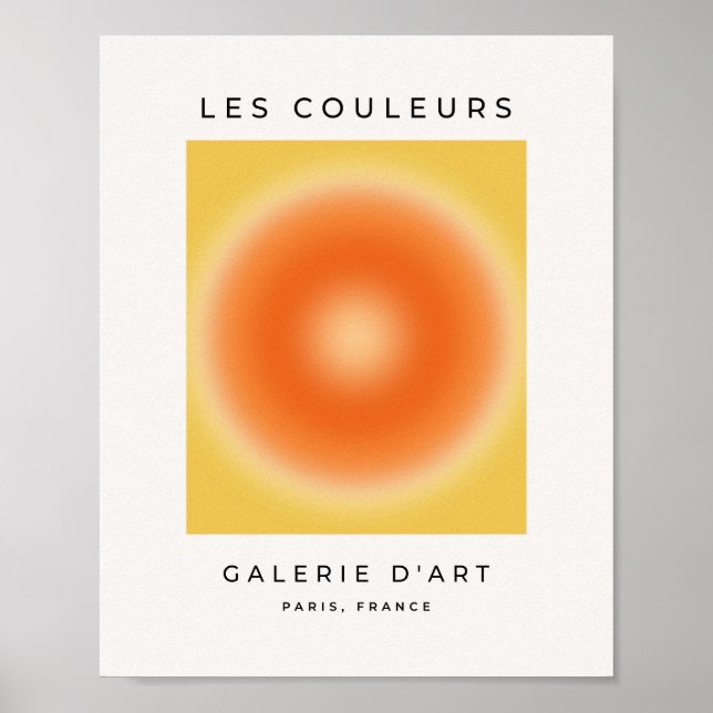 Póster Les Couleurs 13 Sunshine Gradient (Frente)