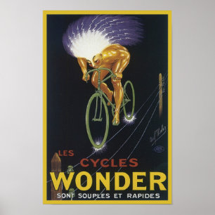 Póster Les Cycles Wonder