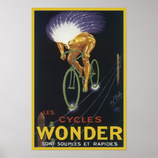 Póster Les Cycles Wonder