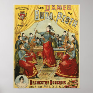 PÓSTER LES DAMES DE ~ BUDA PESTH