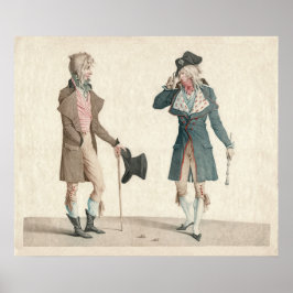 Póster Les Incroyables de Carle Vernet