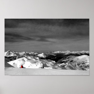 Póster Les Menuires Three Valleys Alpes Franceses Francia