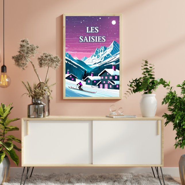 Póster Les Saisies : Douceur des Cimes, Pureté Hivernale (Subido por el creador)