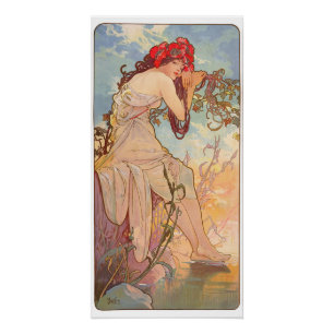 Póster Les Saisons Lete - 1896 - Alphonse Mucha