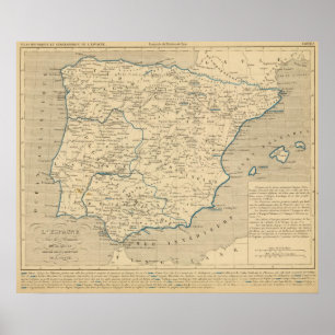 Póster Les sous Romains de L'Espagne 409 apres JC de la