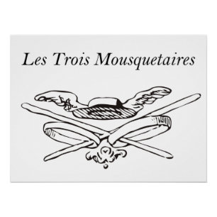 Póster Les Trois Mousquetaires - Los tres mosqueteros