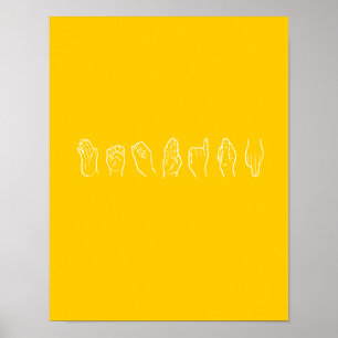 PÓSTER LESBIAN IN SIGN LANGUAGE